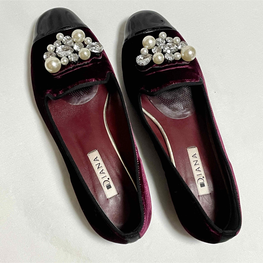 ★美品★ 室内でのみ数回着用 ダイアナ DIANA フラットシューズ