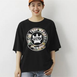 ロデオクラウンズ(RODEO CROWNS)のRODEO 黒Tシャツ(Tシャツ(半袖/袖なし))