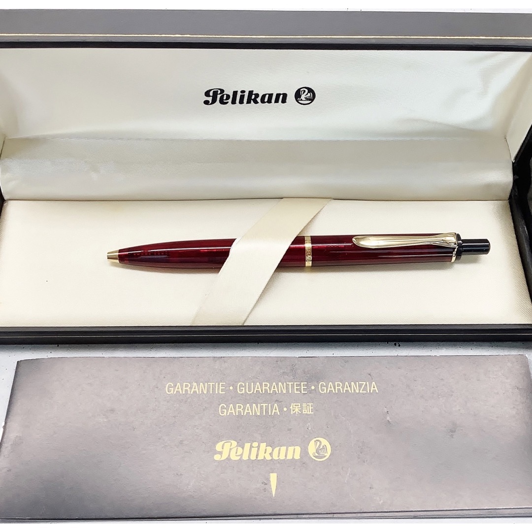 Pelikan - 未使用 ペリカン ボールペン レッドスケルトン 廃盤カラー