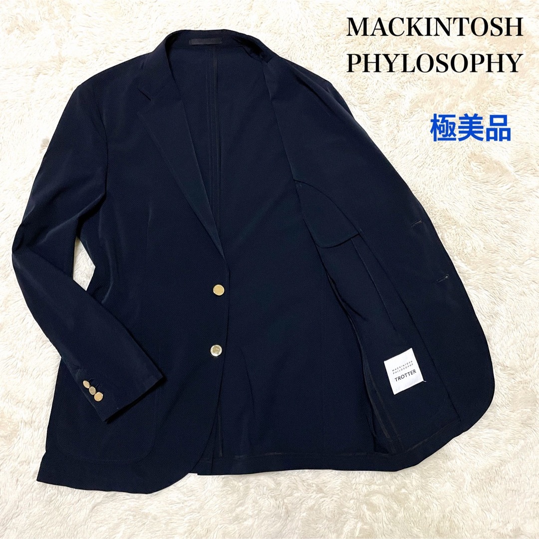 美品 MACKINTOSH トロッター テーラー ドジャケット ネイビー40R-