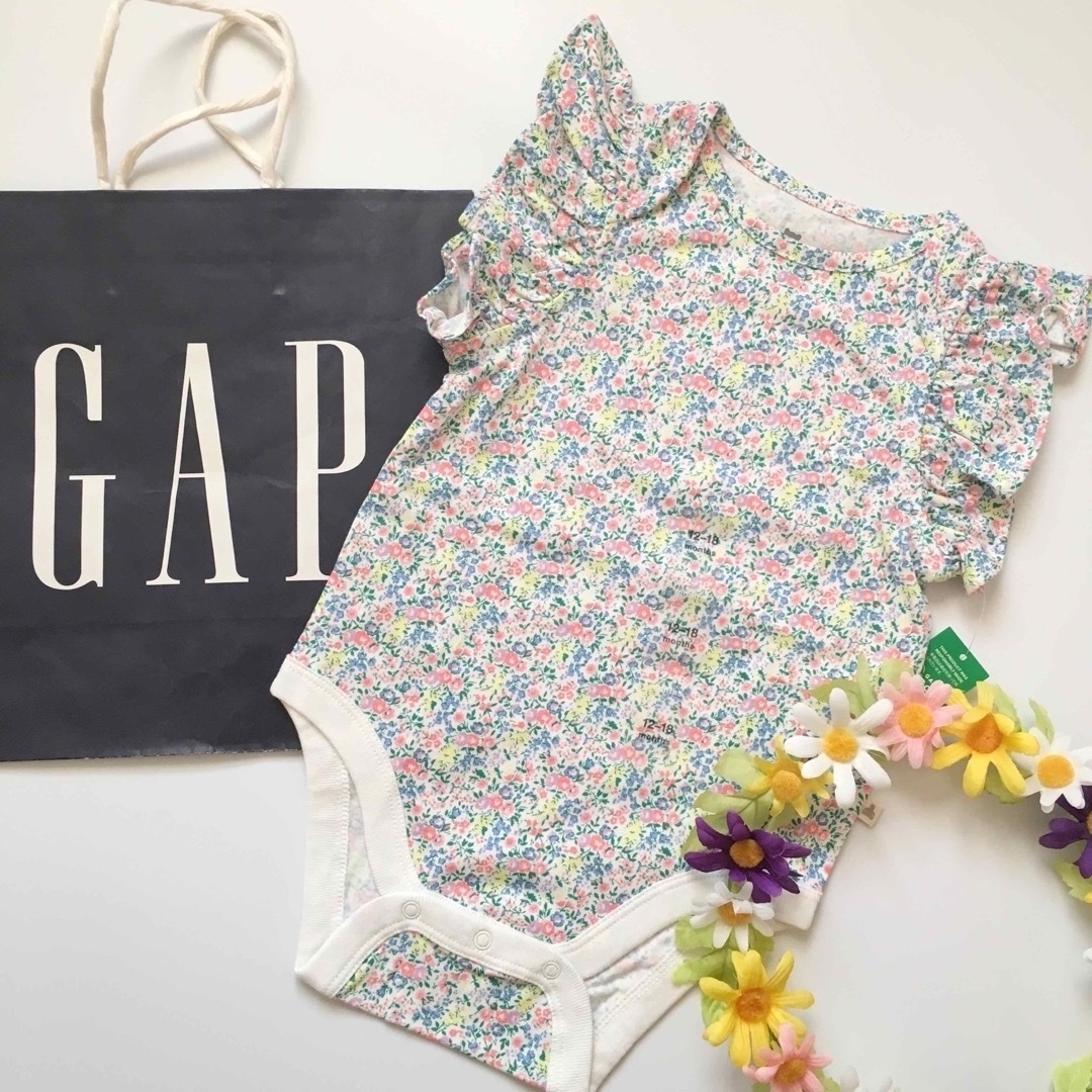 美品☆baby GAP ロンパース 12-18months 80cm 春夏