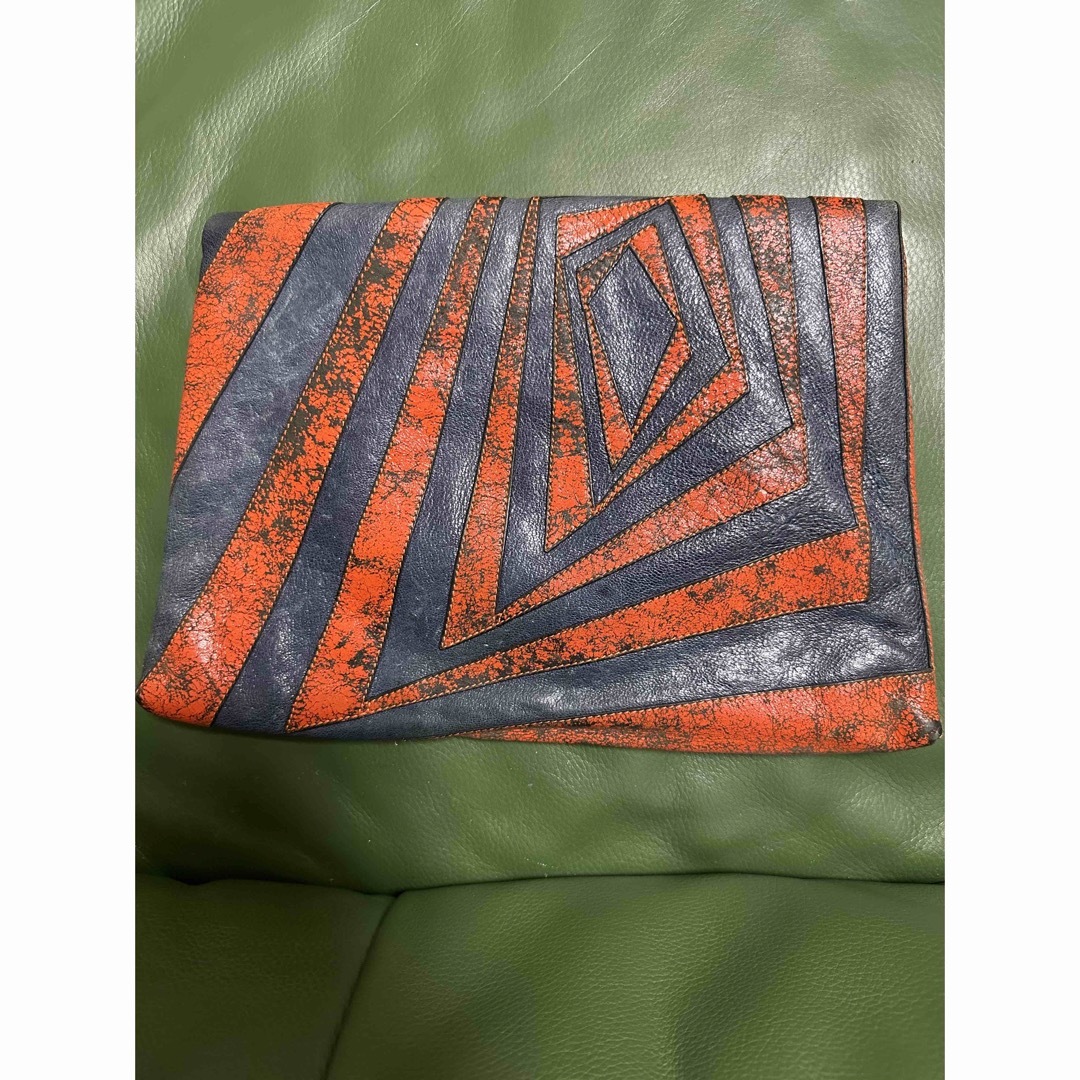 DRIES VAN NOTEN(ドリスヴァンノッテン)のdries van noten leather clutch bag メンズのバッグ(セカンドバッグ/クラッチバッグ)の商品写真