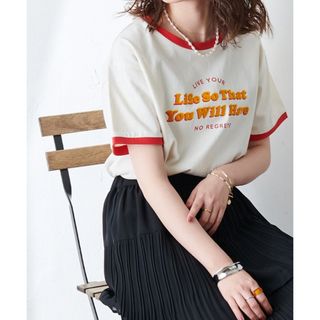 ディスコート(Discoat)のDiscoat リンガーロゴプリントTシャツ 完売品(Tシャツ(半袖/袖なし))