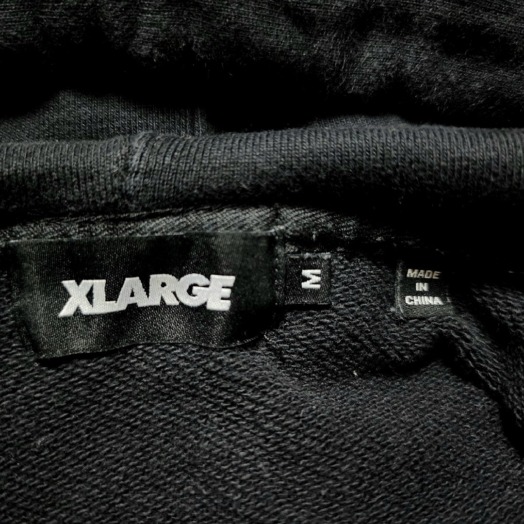 XLARGE(エクストララージ)の《超希少》XLARGE エクストララージ パーカー ペイズリー ブラック 刺繍 メンズのトップス(パーカー)の商品写真