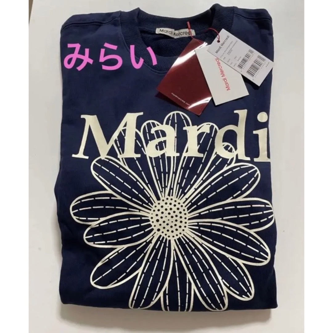Mardi Mercrediマルディメクルディ スウェット ネイビー Mardi Mercrediマルディメクルディ スウェット ネイビー