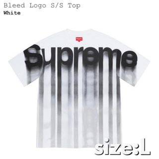 シュプリーム(Supreme)のL送込!! Supreme Bleed Logo Tシャツ白黒20aw(Tシャツ/カットソー(半袖/袖なし))