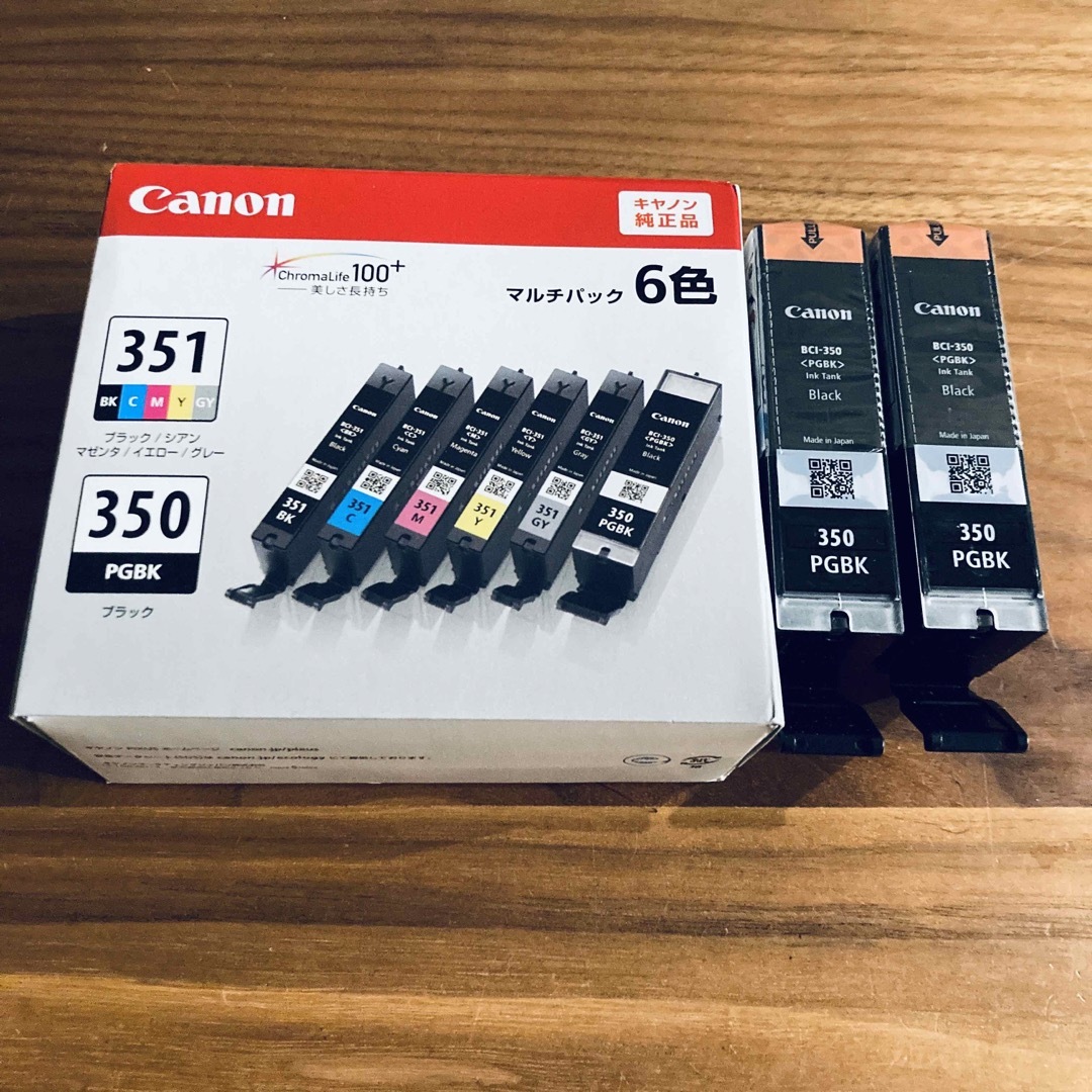 Canon - 【未使用】Canon インクカートリッジ BCI-351+350/6MPの通販 ...