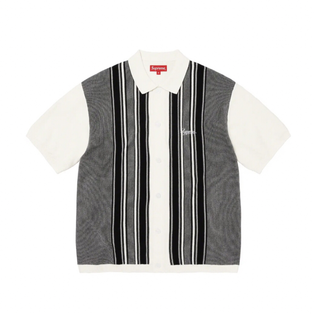 Supreme Stripe Button Up Polo