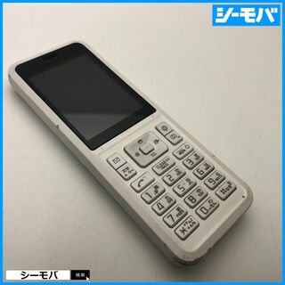 963 SIMフリー softbank Simply B 701SI 中古 白(携帯電話本体)