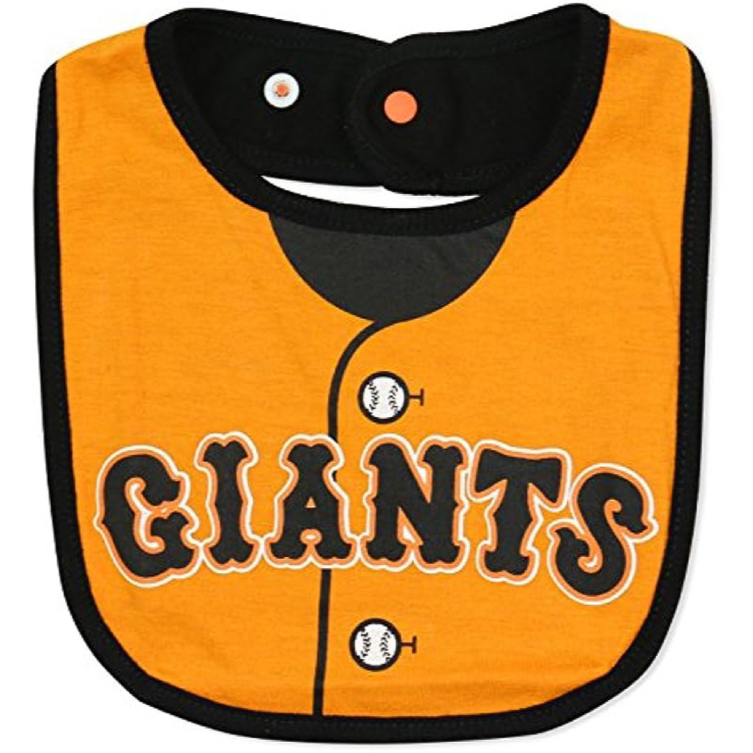 読売ジャイアンツ(ヨミウリジャイアンツ)のジャイアンツ　ユニフォーム風スタイ　よだれかけ キッズ/ベビー/マタニティのこども用ファッション小物(ベビースタイ/よだれかけ)の商品写真