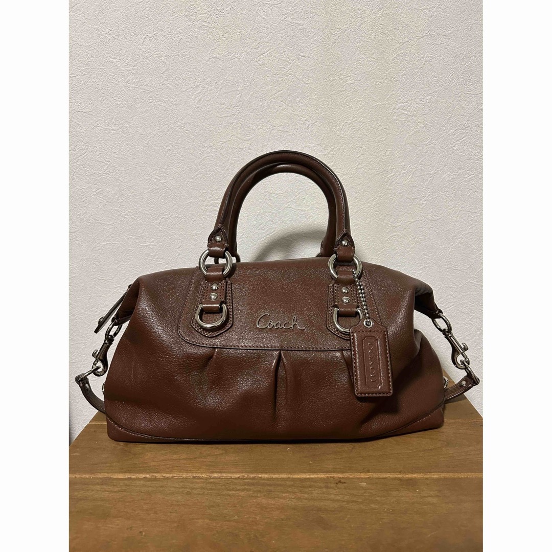 COACHコーチ 2way バック　茶色　G1049-F15445