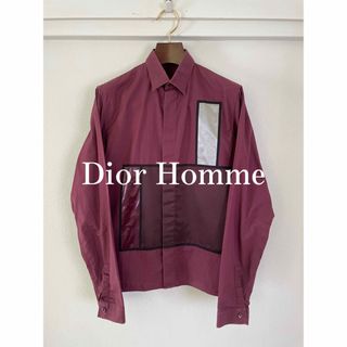 ディオールオム(DIOR HOMME)のDior Homme 14ss パネル切り替えシャツ　長袖シャツ(シャツ)