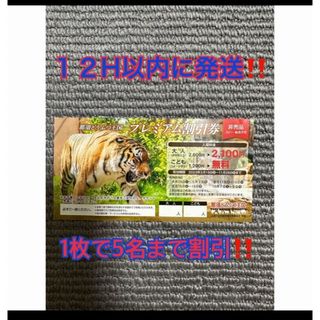 那須どうぶつ王国　割引券(動物園)