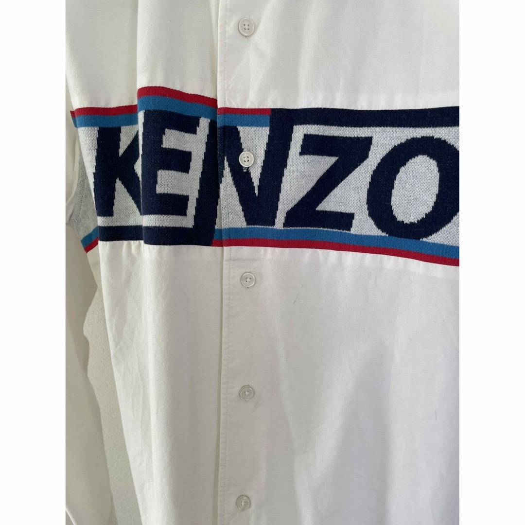 KENZO(ケンゾー)のKENZO Paris ケンゾー　長袖シャツ　フロントロゴシャツ　 メンズのトップス(シャツ)の商品写真