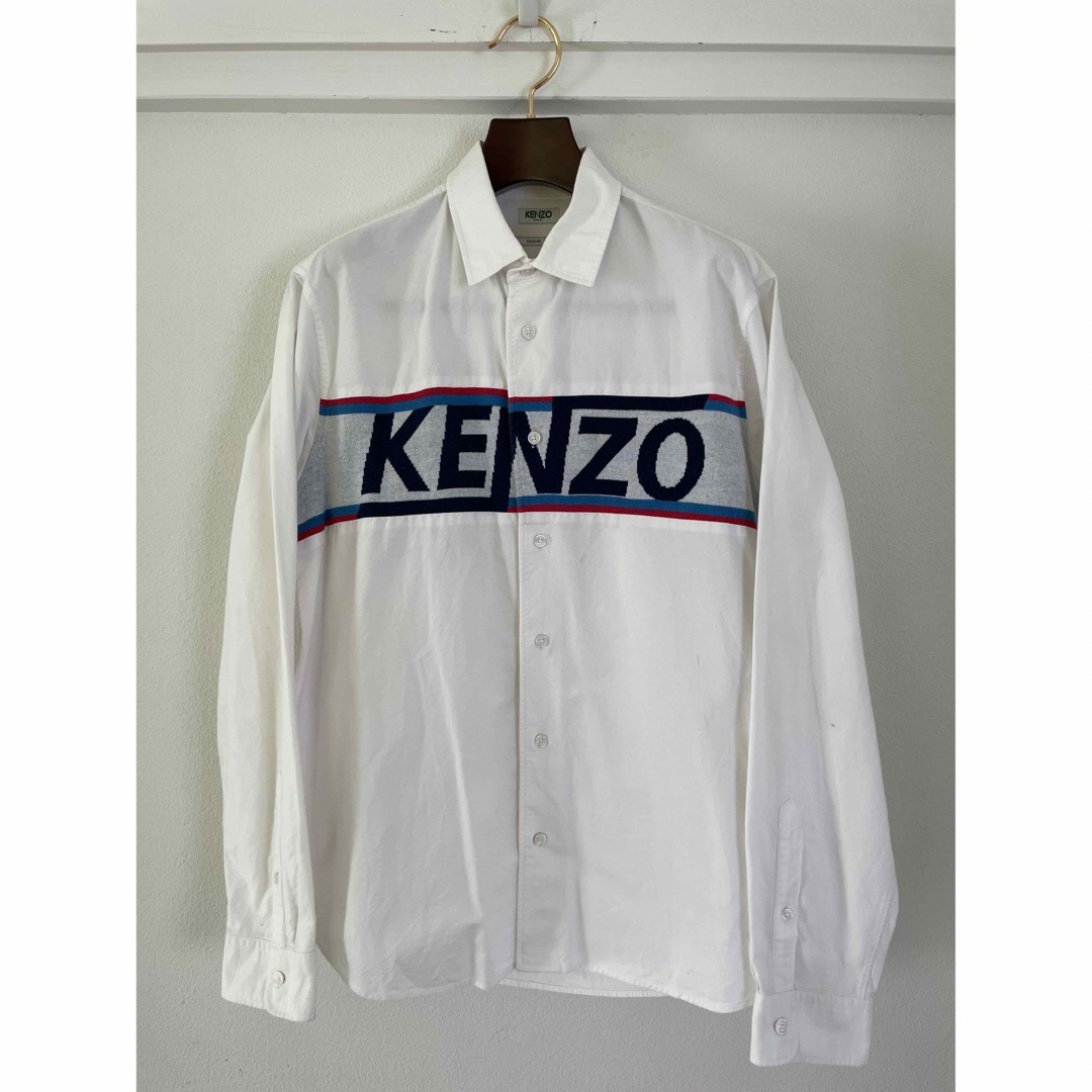 KENZO(ケンゾー)のKENZO Paris ケンゾー　長袖シャツ　フロントロゴシャツ　 メンズのトップス(シャツ)の商品写真