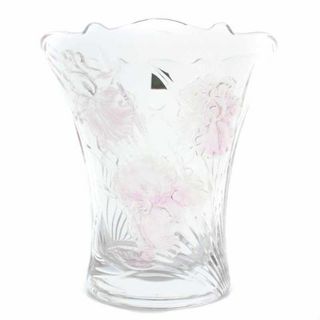 アザー(other)の保谷クリスタル HOYA CRYSTAL flower vase 花瓶(花瓶)