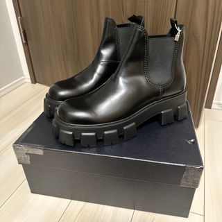 プラダ(PRADA)のPRADA プラダ チェルシーブーツ(ブーツ)