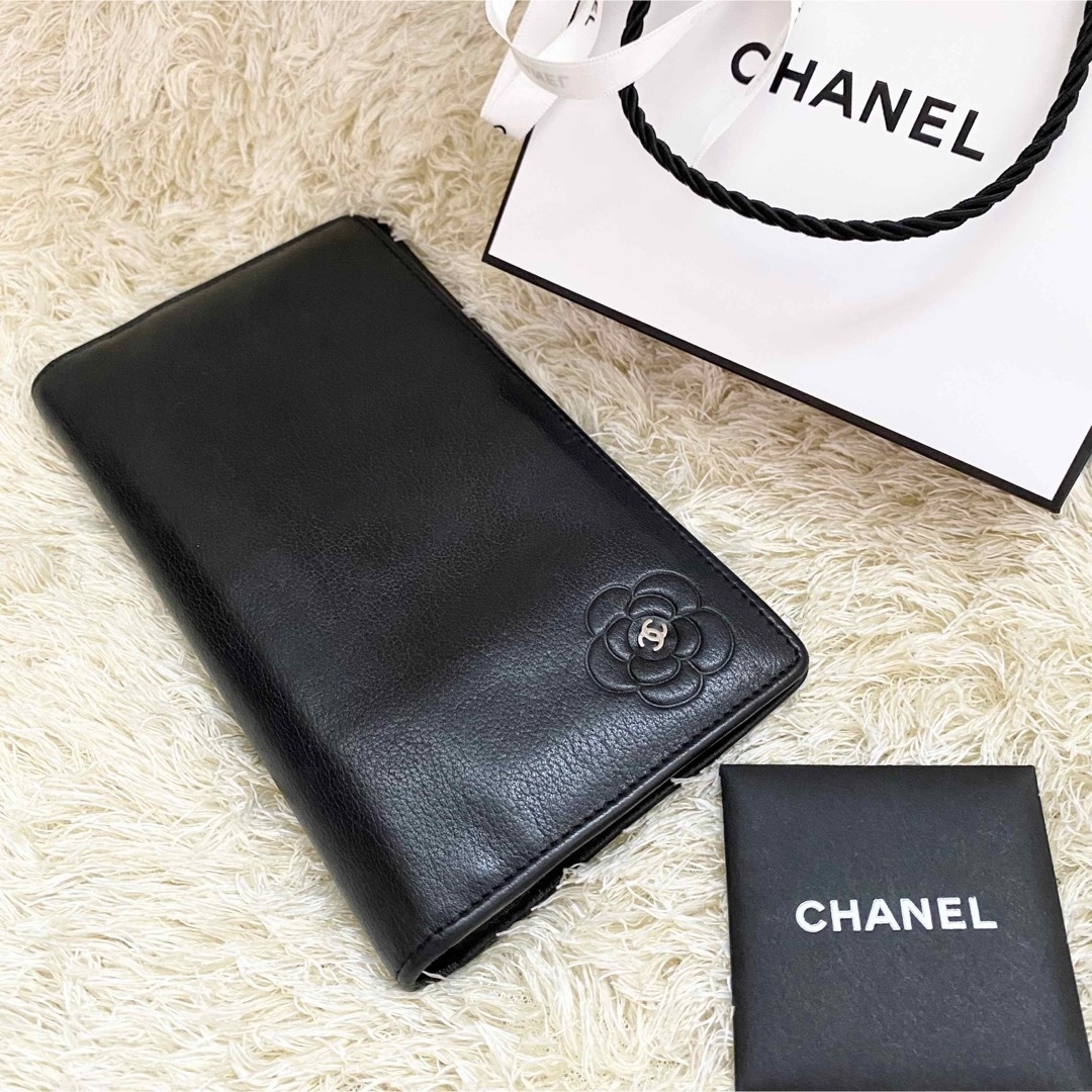 CHANEL シャネル長財布　ココマーク　カメリア