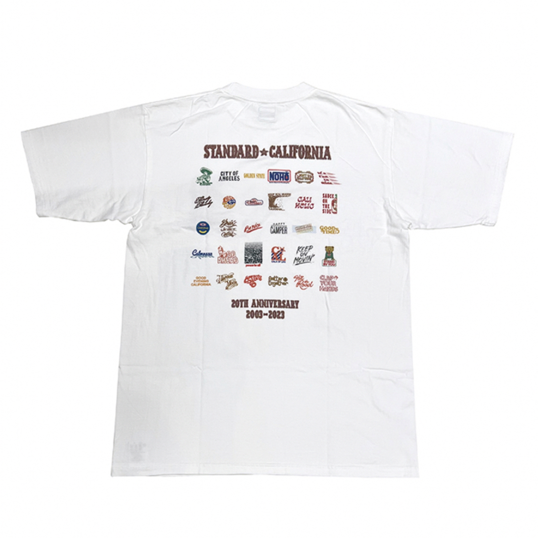 【Standard California】20周年ロゴＴシャツ ホワイト Ｍ 6