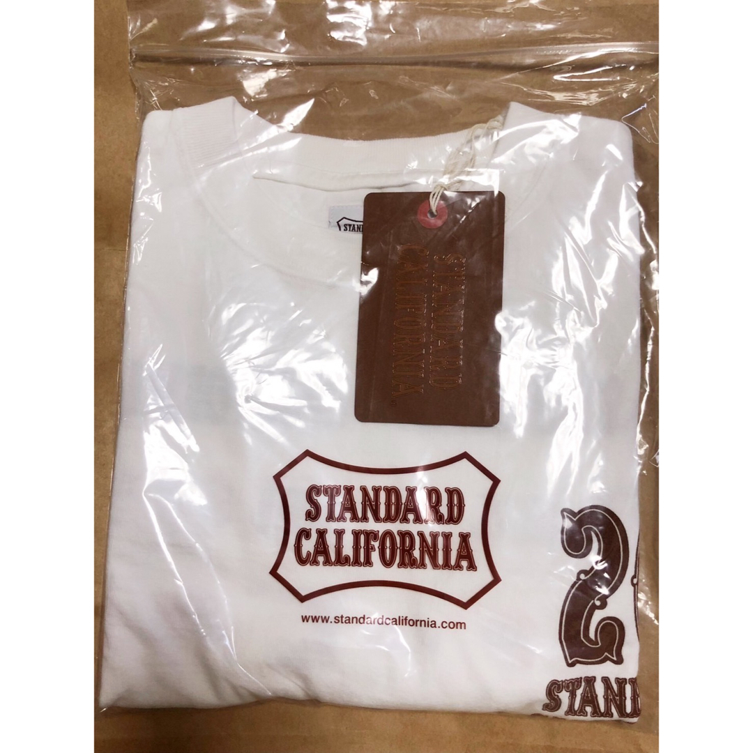 【Standard California】20周年ロゴＴシャツ ホワイト Ｍ 9