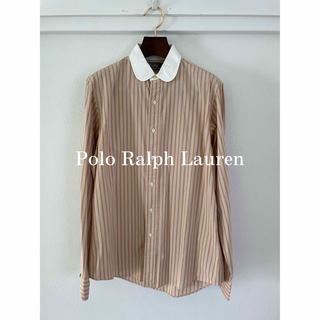 ポロラルフローレン(POLO RALPH LAUREN)のPolo by Ralph Lauren 丸襟首長袖シャツ　ストライプシャツ(シャツ)