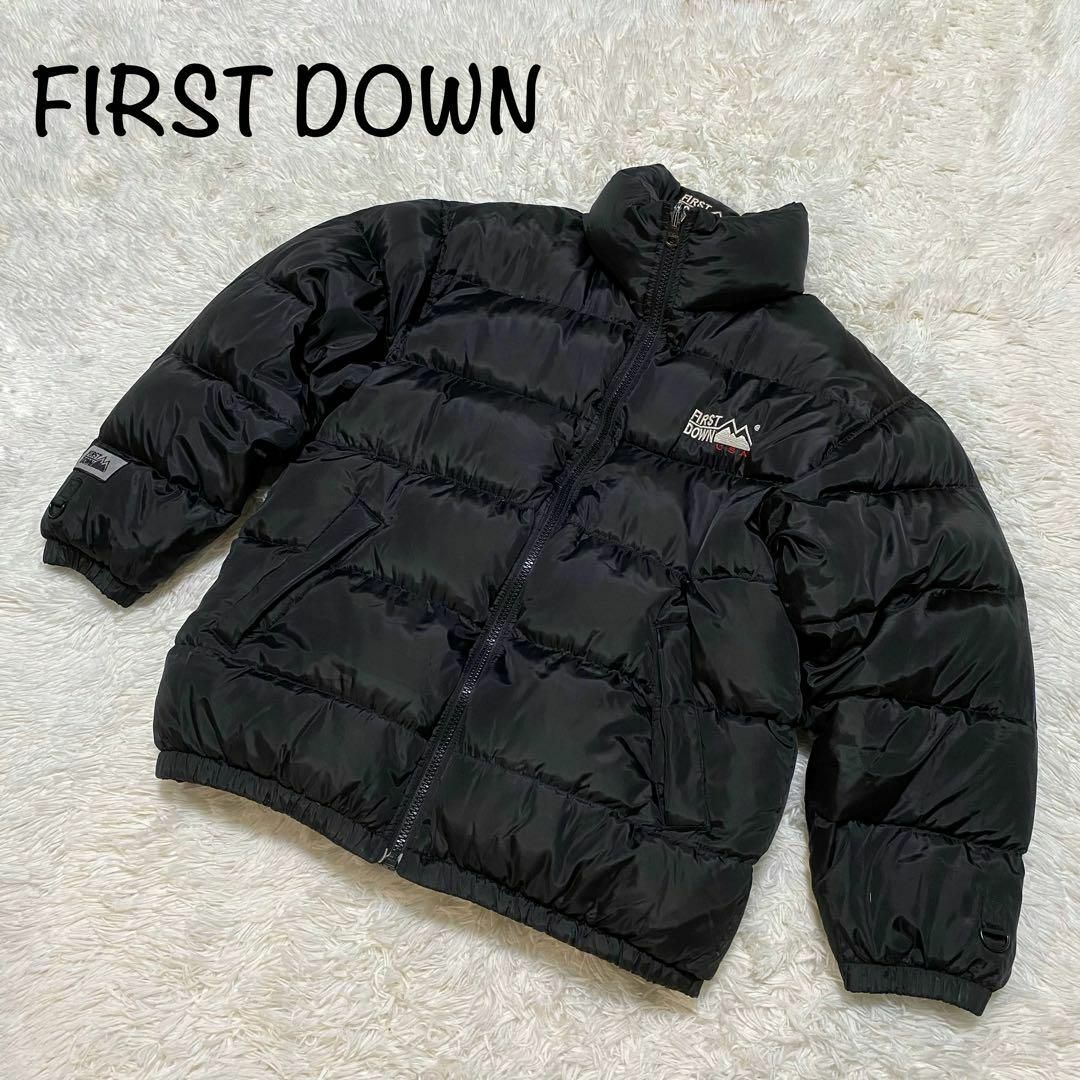 美品】FIRST DOWN ダウンジャケット リバーシブル - ダウンジャケット