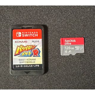 ニンテンドウ(任天堂)の【24h以内発送】マイクロSDカード　128gb &パワプロクンポケットR (PC周辺機器)
