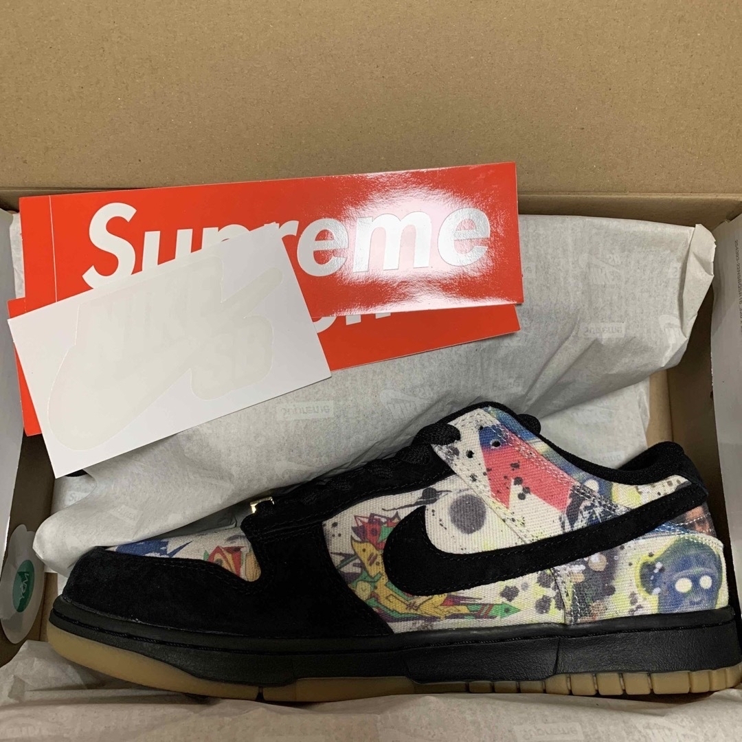 Supreme Dunk Low ラメルジー 27