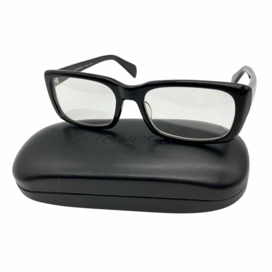 ヴィクター\u0026ロルフ メガネ 眼鏡 レディース メンズ ブラック 黒