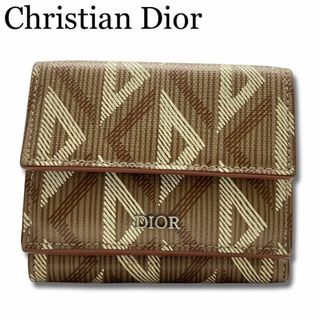 Dior - ディオール ダイヤモンドカット コンパクトウォレット 三つ折り