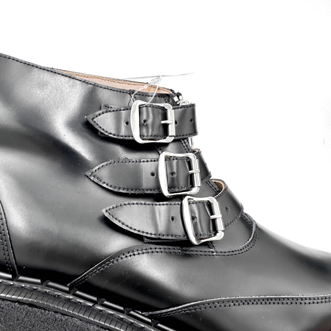COMME des GARCONS HOMME PLUS(コムデギャルソンオムプリュス)のコムデギャルソン コラボモデル ジョージコックス ブーツ ブラック UK8 メンズの靴/シューズ(ブーツ)の商品写真