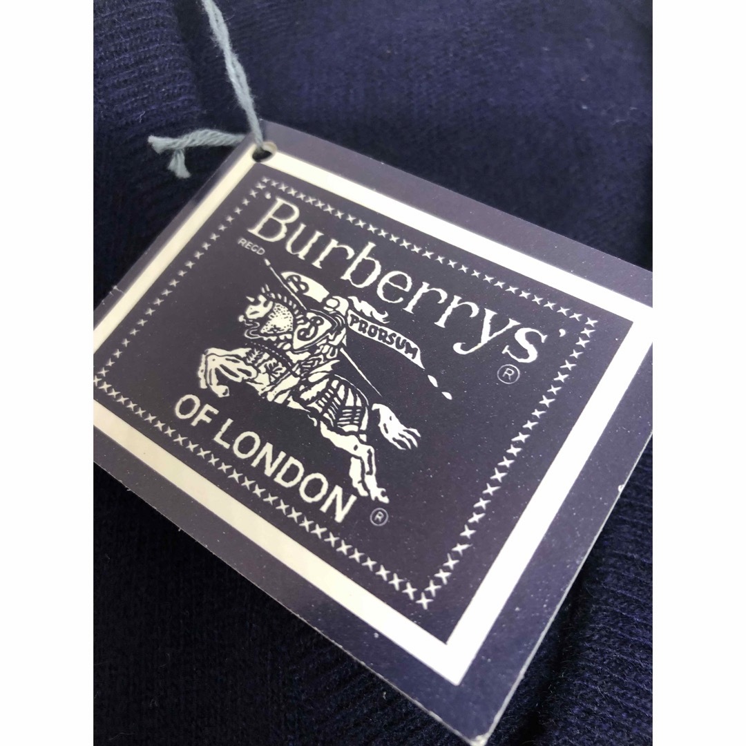 Burberry バーバリー 新品タグ付 号 ビンテージ 英国製 カシミヤ