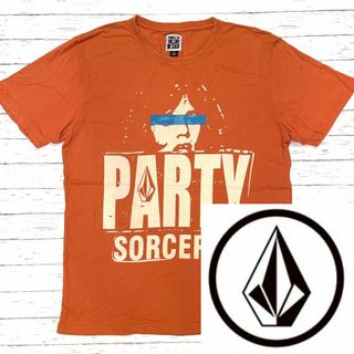 ボルコム(volcom)の値下げ！【VOLCOM】ヴォルコム　パーティーソーサー　ボーダー　Tシャツ(Tシャツ/カットソー(半袖/袖なし))