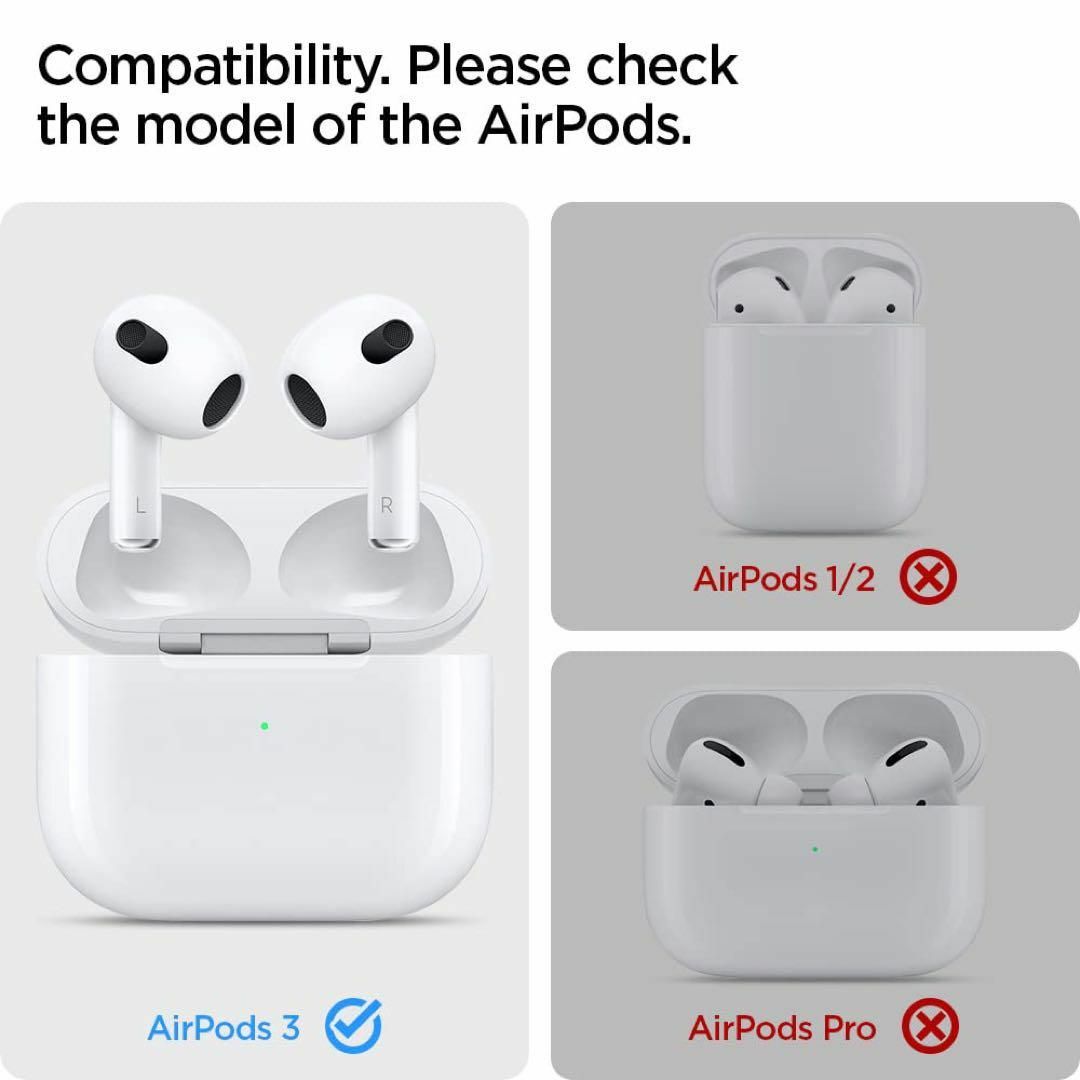 2個セット✨ Airpod第3世代 ケース耐衝撃 二重構造 温 ワイヤレス 2個セット✨ Airpod第3世代 ケース耐衝撃 二重構造 温 ワイヤレス
