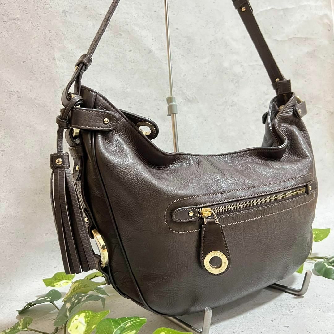 美品　BALLY バリー　ショルダー　バッグ　ブラック