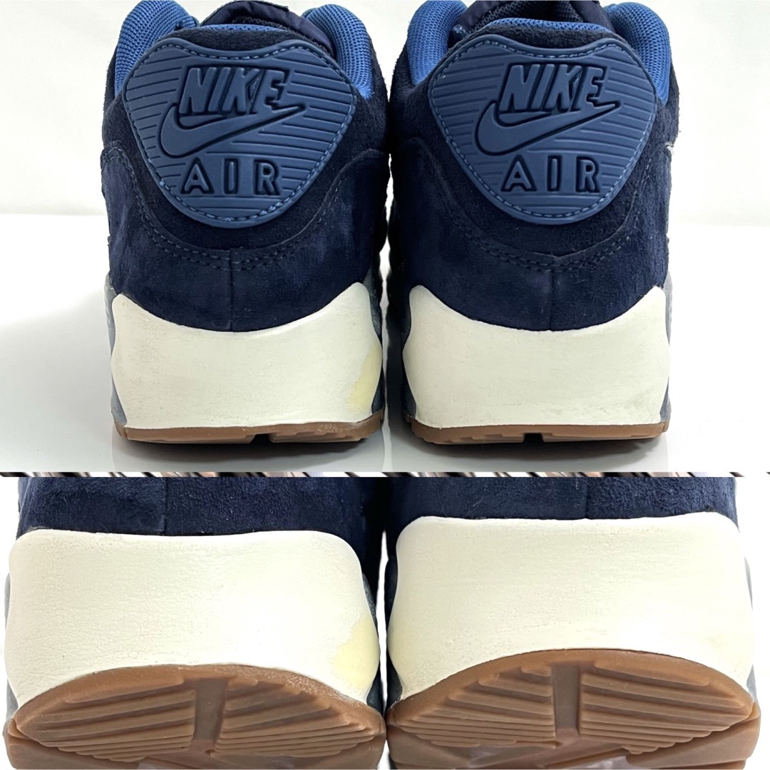 レア NIKE AIR MAX 90 PRM SUEDE NAVY 25cm