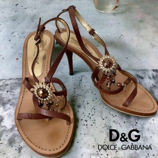1回着用 D&Gサンダル-