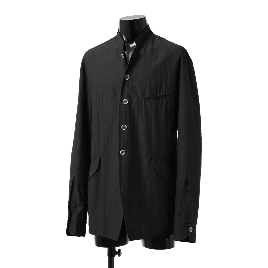 ISAMUKATAYAMA BACKLASH(イサムカタヤマバックラッシュ)のSOSNOVSKA SHIRT STYLE JACKET (BLACK) メンズのトップス(シャツ)の商品写真