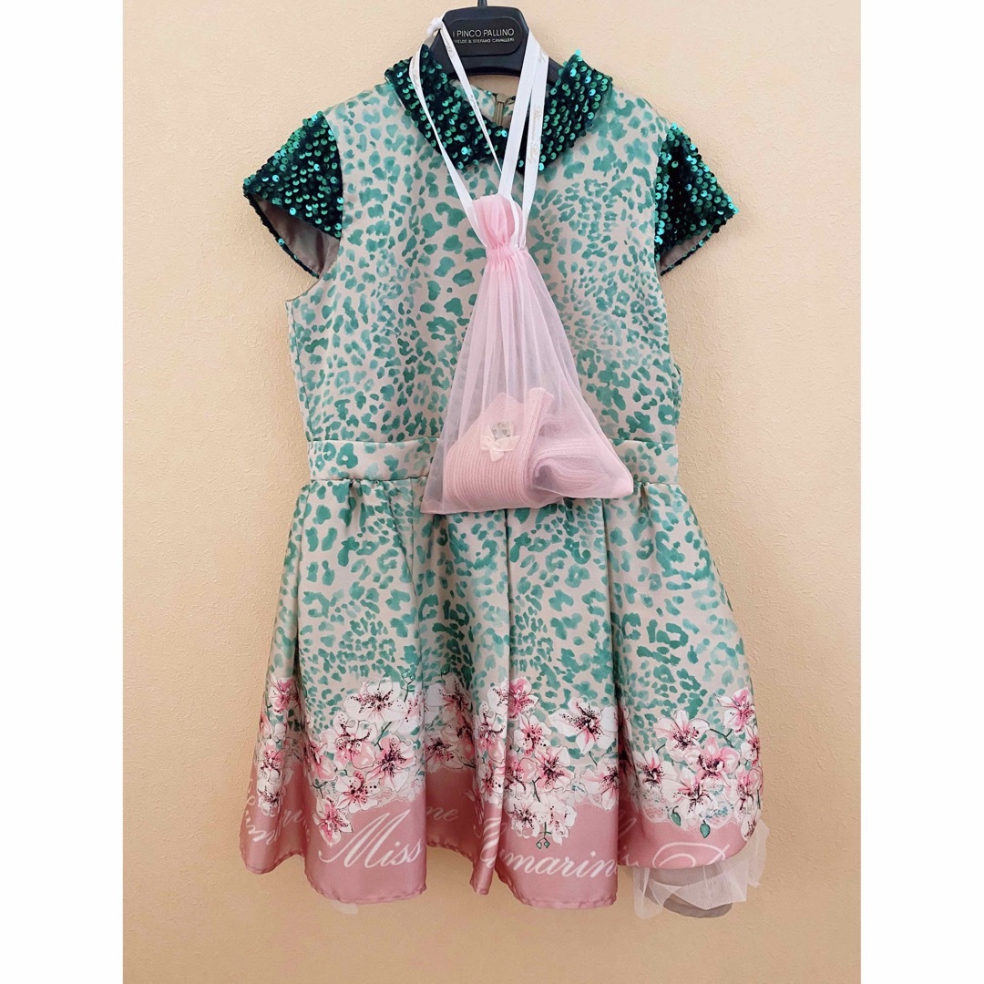 【美品】マメール　Miss Blu marine デニムパンツ　10才