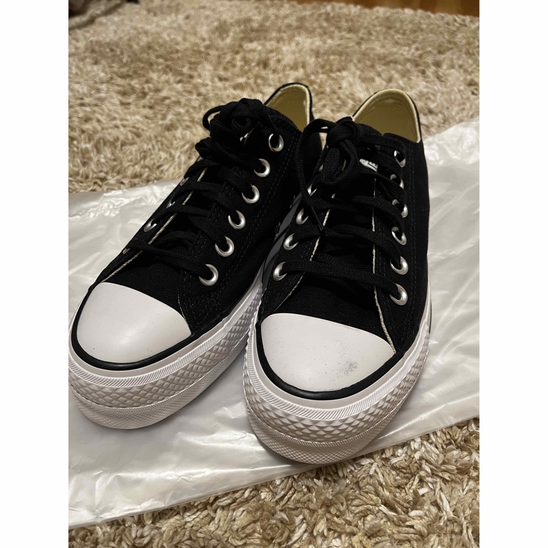 converse 厚底　ローカットスニーカー