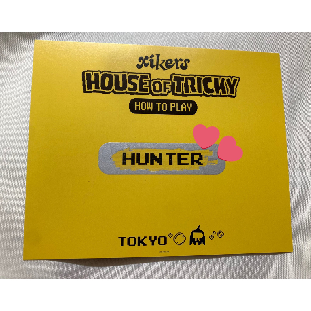 xikers hunter 東京　サイン会スクラッチカード