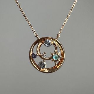 スタージュエリー(STAR JEWELRY)のスタージュエリー K18 YG パライバトルマリン ネックレス(ネックレス)