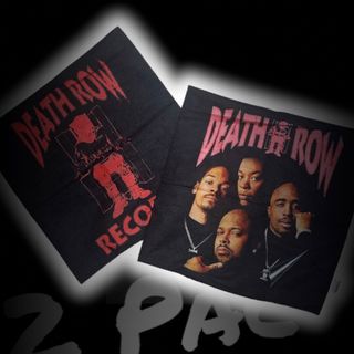 2Pac - DEATH ROW ( デスロウ ) クッションカバー 2枚set(クッションカバー)