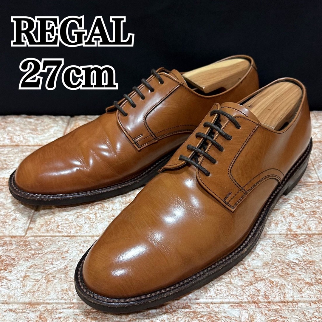 メンズREGAL worth collection プレーントゥ ビジネス 革靴