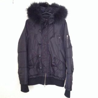 アズールバイマウジー(AZUL by moussy)のAZUL ラクーンファー N3B(モッズコート)