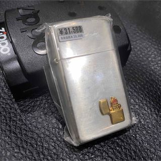 ジッポー(ZIPPO)の【ZIPPO】純銀 スターリングシルバー 100個限定品 ZIPPOプレート貼り(タバコグッズ)