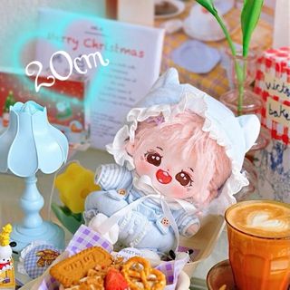 ぬい服 20cm用 パステルブルーVer. ねこ(ぬいぐるみ)