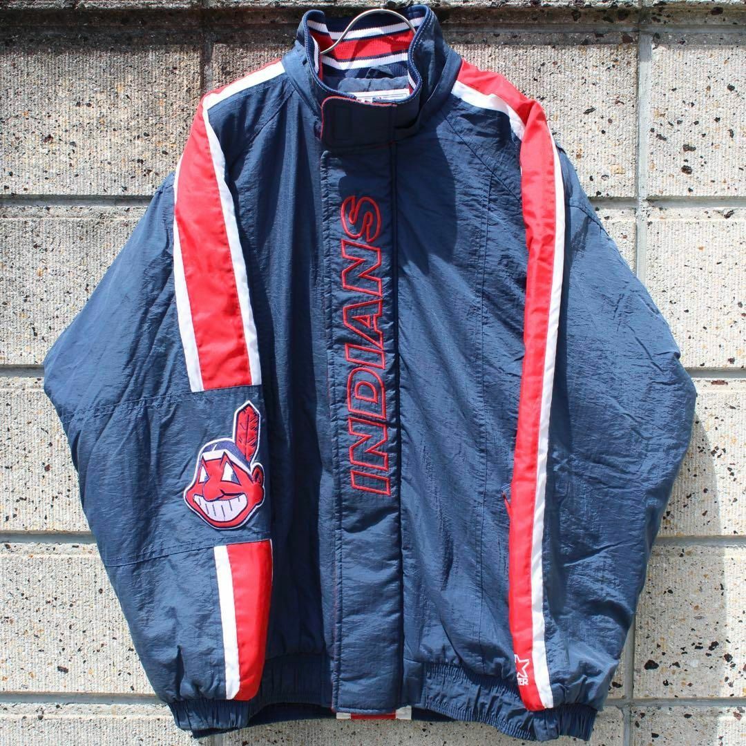 STARTER - 90s~00s Starter CLE.インディアンス 古着 スタジャンの通販