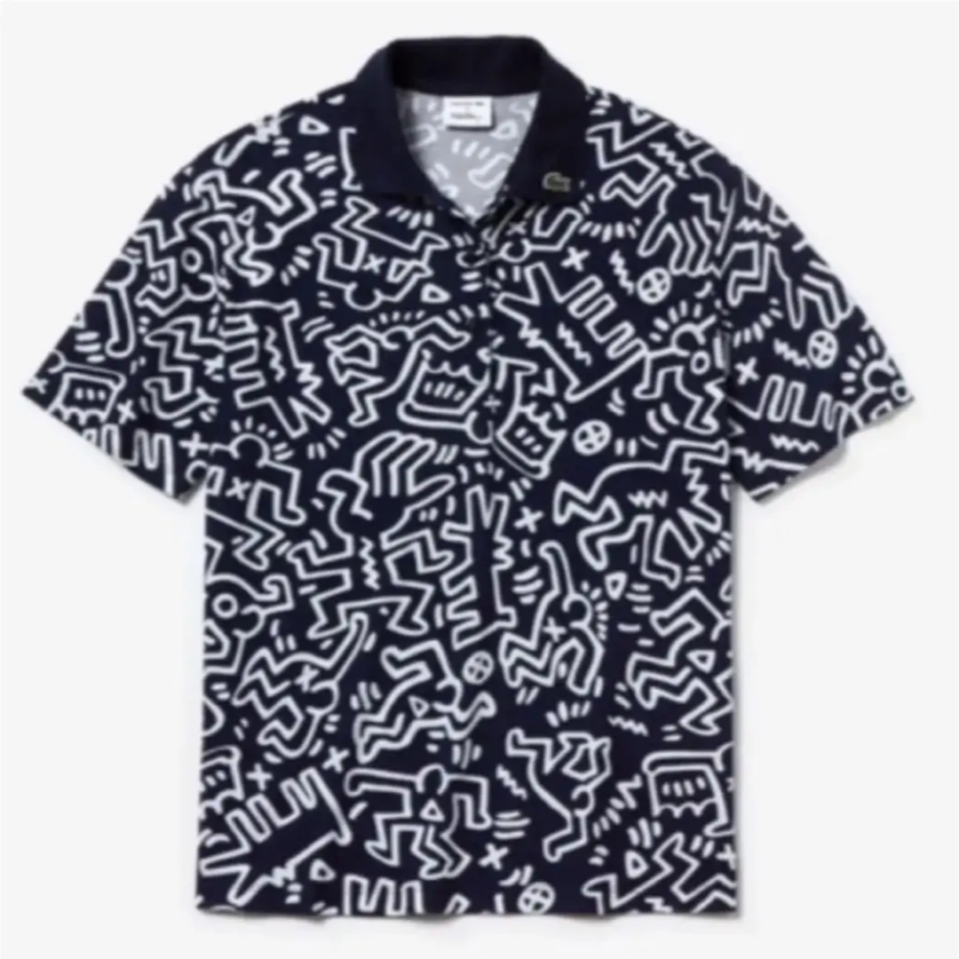LACOSTE Keith Haring コラボ 総柄シャツ L