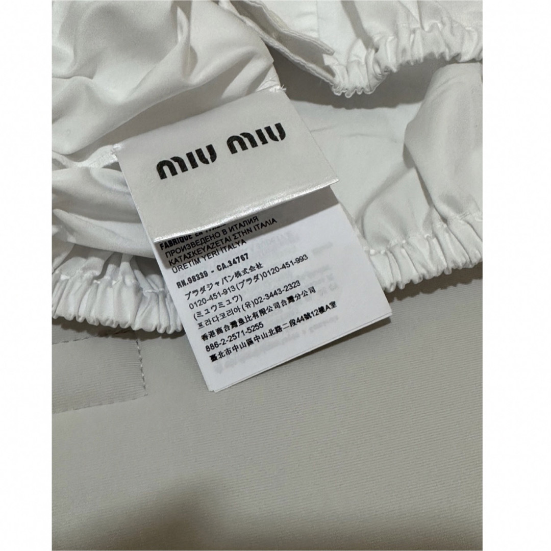 miumiu(ミュウミュウ)のmiumiu ブラウス レディースのトップス(シャツ/ブラウス(半袖/袖なし))の商品写真